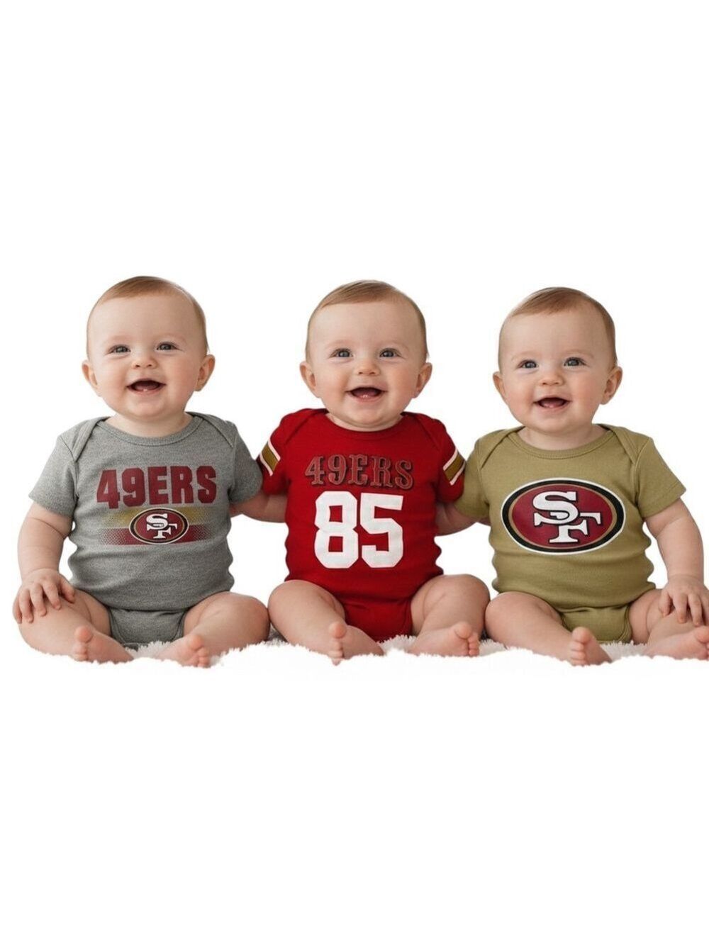 NFL San Francisco 49ers George Kittle 85 Baby Bodysuit 3-6 Months